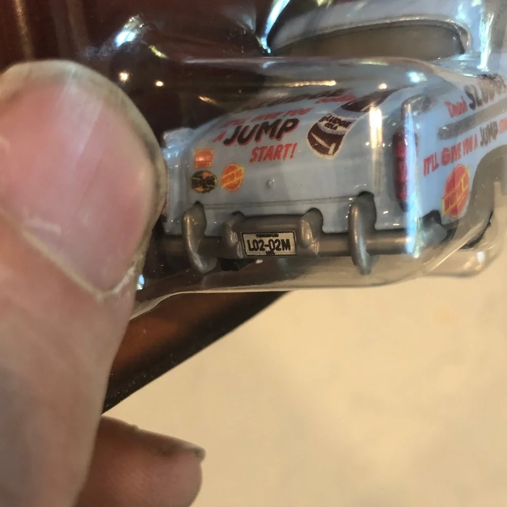 Pixar Cars Slim Hood Toy Car